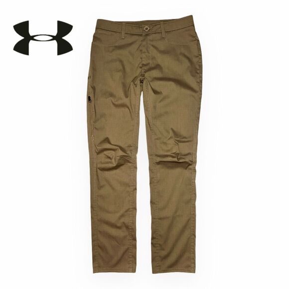 Under Armour UA Storm Enduro Pants 32x34 Khaki Ripstop NWOT - Picture 1 of 10